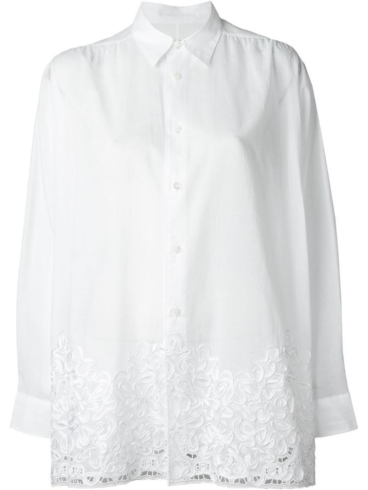 Junya Watanabe Comme Des Garçons Embroidered Detail Shirt