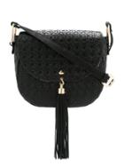 Xaa Tressé Shoulder Bag, Women's, Black, Artificial Leather