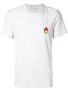 Ami Alexandre Mattiussi T-shirt Smiley Patch - Grey