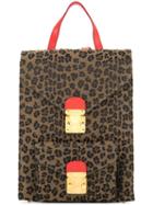 Fendi Pre-owned Leopard Print Backpack - Brown