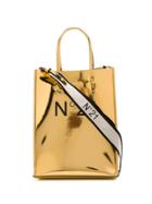 No21 Small Shopping Logo Tote - Gold