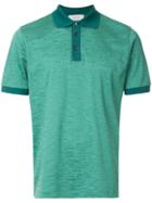 Cerruti 1881 Jacquard Effect Polo Shirt - Green
