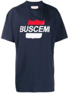 Buscemi Printed Logo T-shirt - Blue