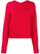 Isabel Marant Oversized Knitted Sweater - Red