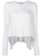 Dorothee Schumacher - Button Up Cardigan - Women - Polyamide/spandex/elastane/virgin Wool - 6, White, Polyamide/spandex/elastane/virgin Wool