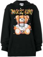 Moschino Teddy Bear Oversize Hoodie - Black