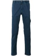 Stone Island - Tapered Cargo Trousers - Men - Cotton/spandex/elastane - 30, Blue, Cotton/spandex/elastane