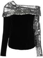 Monse Sequin Embellished Sweatshirt - Black