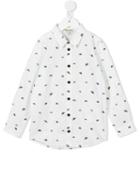 Kenzo Kids Spaceship Print Shirt, Boy's, Size: 12 Yrs, White