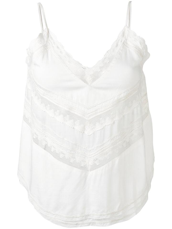 Iro - Lace Blouse - Women - Viscose - 38, White, Viscose