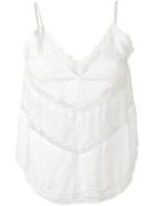 Iro - Lace Blouse - Women - Viscose - 38, White, Viscose