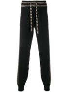 Missoni Knitted Waistband Track Pants - Black
