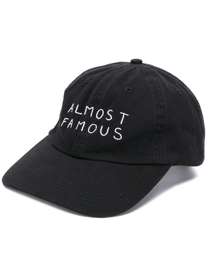 Nasaseasons 'almost Famous' Embroidered Cap - Black
