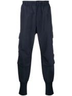 Y-3 Exaggerated Ankle Trackpants - Blue