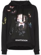 Valentino X Izumi Miyazaki Gravitation Butterfly Print Hoodie - Black