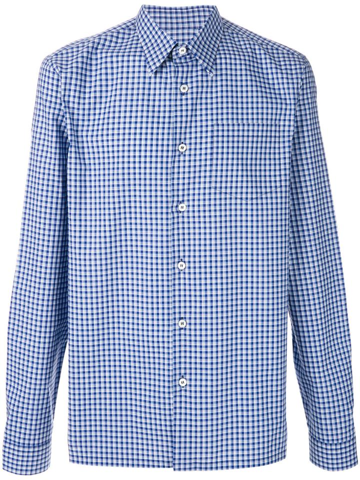 Prada Gingham Shirt - Blue