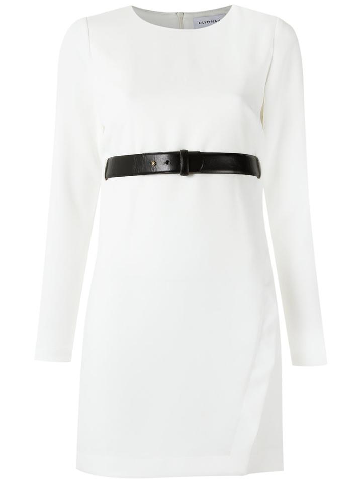 Olympiah - Long Sleeves Dress - Women - Cotton/polyester - 38, White, Cotton/polyester