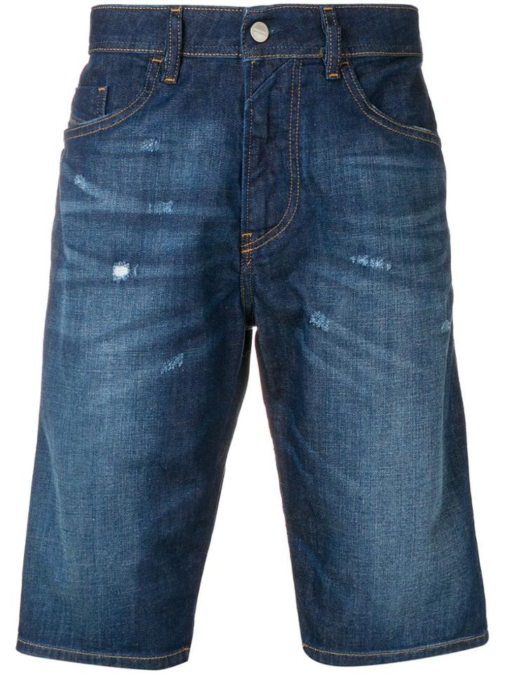 Diesel Denim Bermudas - Blue