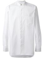 Paul Smith Mandarin Neck Shirt, Men's, Size: Large, White, Cotton