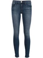 Frame Denim Skinny Jeans, Women's, Size: 27, Blue, Cotton/polyester/spandex/elastane