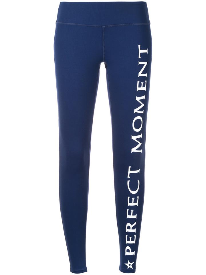 Perfect Moment - Pm Leggings - Women - Nylon/spandex/elastane - L, Blue