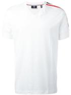Rossignol Striped Trim T-shirt, Men's, Size: 50, White, Cotton
