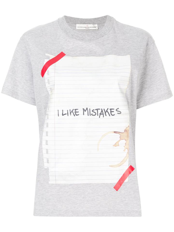 Golden Goose Deluxe Brand Golden Print T-shirt - Grey