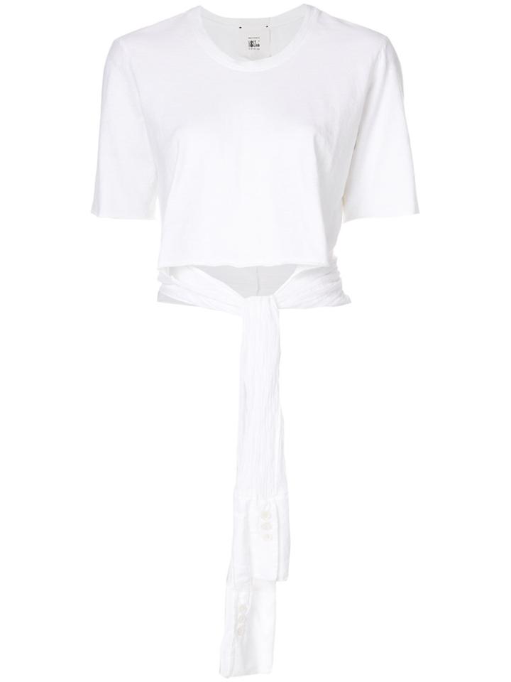 Lost & Found Rooms Knotted T-shirt - White