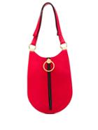 Marni Ring Zipped Shoulder Bag - Red