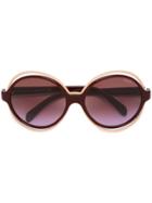 Emilio Pucci Round Shaped Sunglasses - Pink & Purple