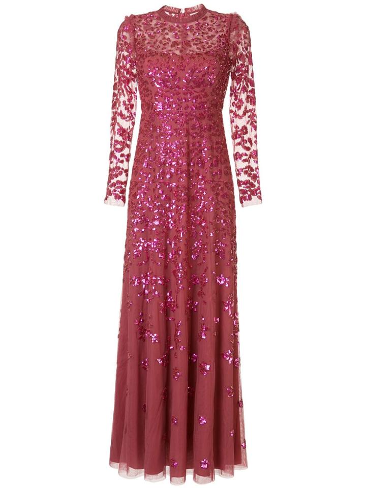 Needle & Thread Rosmund Sequin-embellished Tulle Gown - Pink