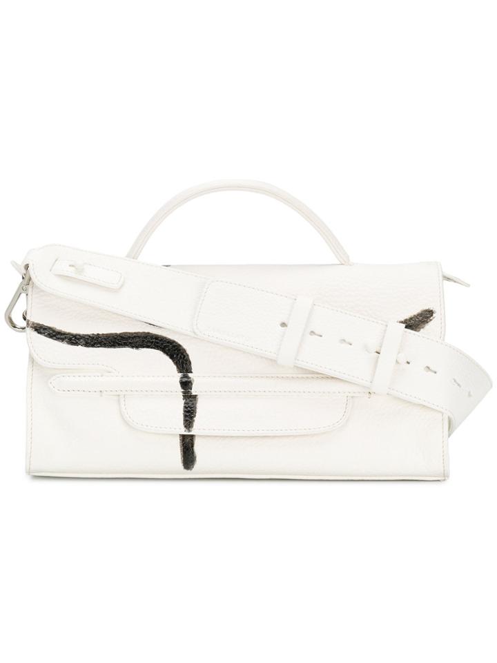 Zanellato Printed Postina Satchel - White