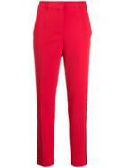 Liu Jo High-waist Slim-fit Trousers - Red