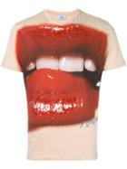 Vivienne Westwood Man Lips Print T-shirt - Pink & Purple