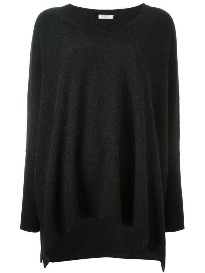 Fashion Clinic Oversize Long Sleeved Jumper, Women's, Size: 38, Black, Cashmere