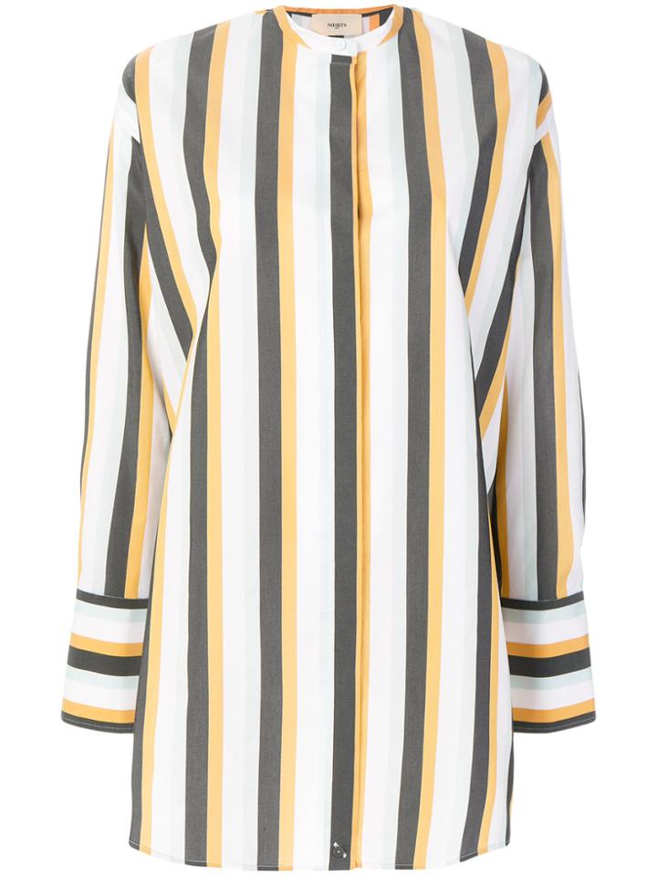 Ports 1961 Striped Oversized Shirt - Multicolour