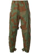 Off-white Camouflage Cargo Trousers - Green