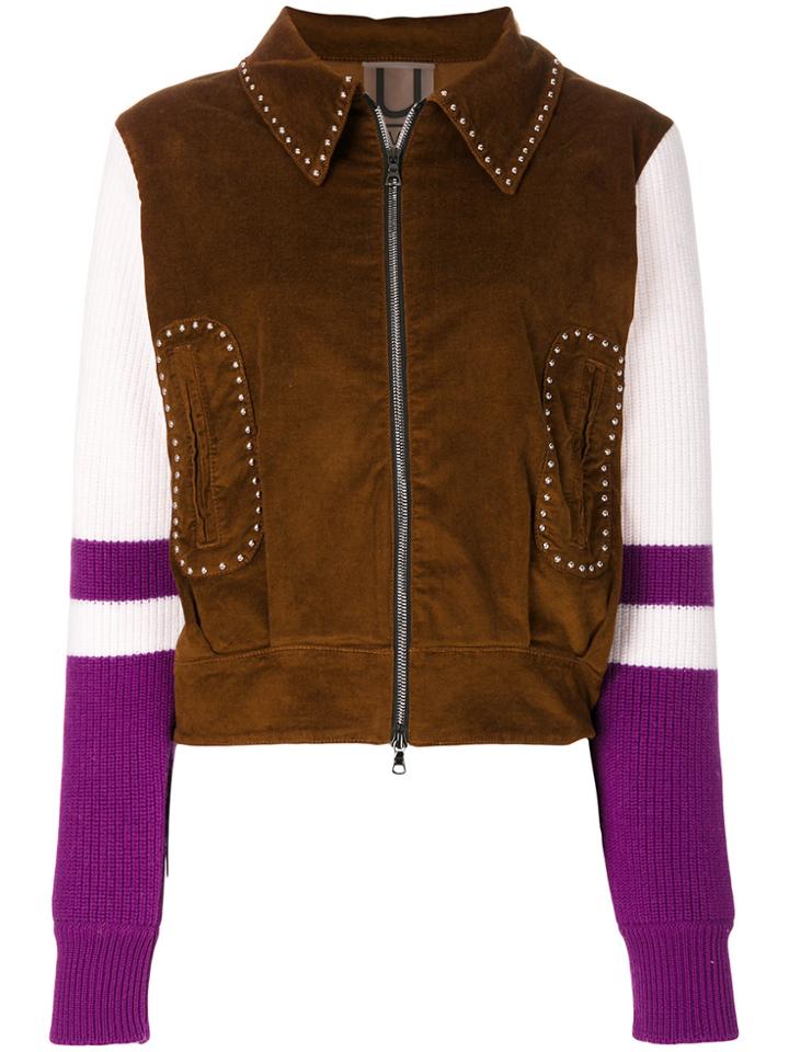 Aviù Zip Up Jacket - Brown