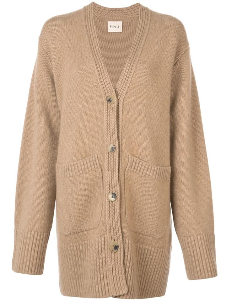 Khaite Oversized Cardigan - Brown