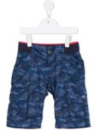 Boss Kids Wave Pattern Bermuda Shorts, Boy's, Size: 6 Yrs, Blue