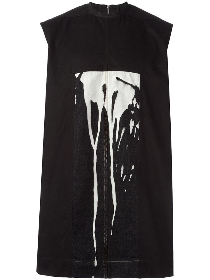 Rick Owens Drkshdw 'bleach Vomit' Vest - Black