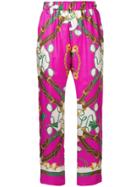 P.a.r.o.s.h. Printed Tapered Trousers - Pink