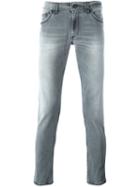 Dondup 'ramones' Skinny Jeans, Men's, Size: 33, Grey, Cotton/polyester/spandex/elastane