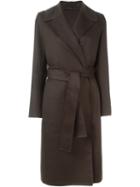 The Row 'relepe' Coat, Women's, Size: 6, Brown, Virgin Wool