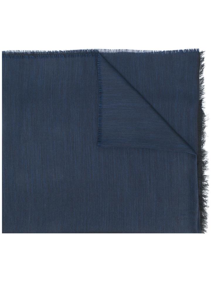 Kenzo Eye Patch Wrap Scarf - Blue