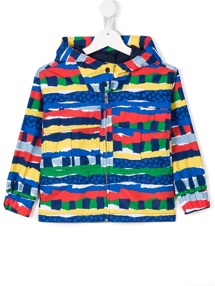 Stella Mccartney Kids Fran Island Festival Jacket, Toddler Girl's, Size: 4 Yrs, Blue