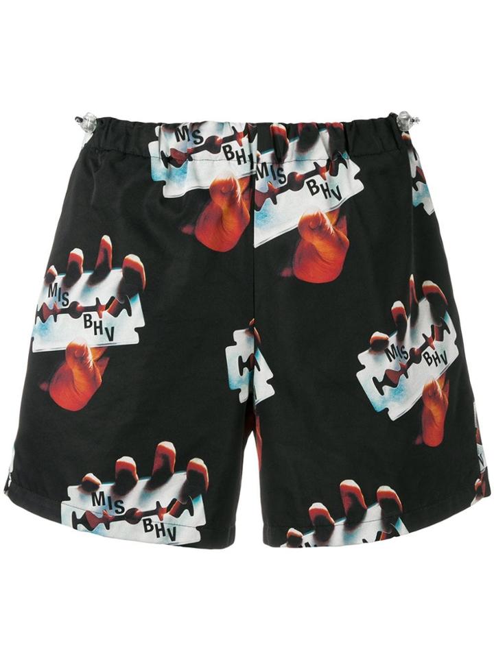 Misbhv The Razor Shorts - Black