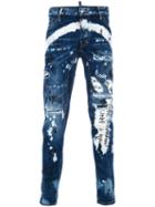 Dsquared2 - Tidy Biker Printed Jeans - Men - Cotton/polyester - 44, Blue, Cotton/polyester