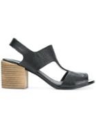 Marsèll Cut-away Detail Sandals - Black