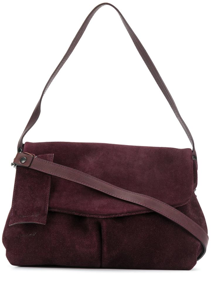 Marsèll Curved Flap Shoulder Bag - Pink & Purple